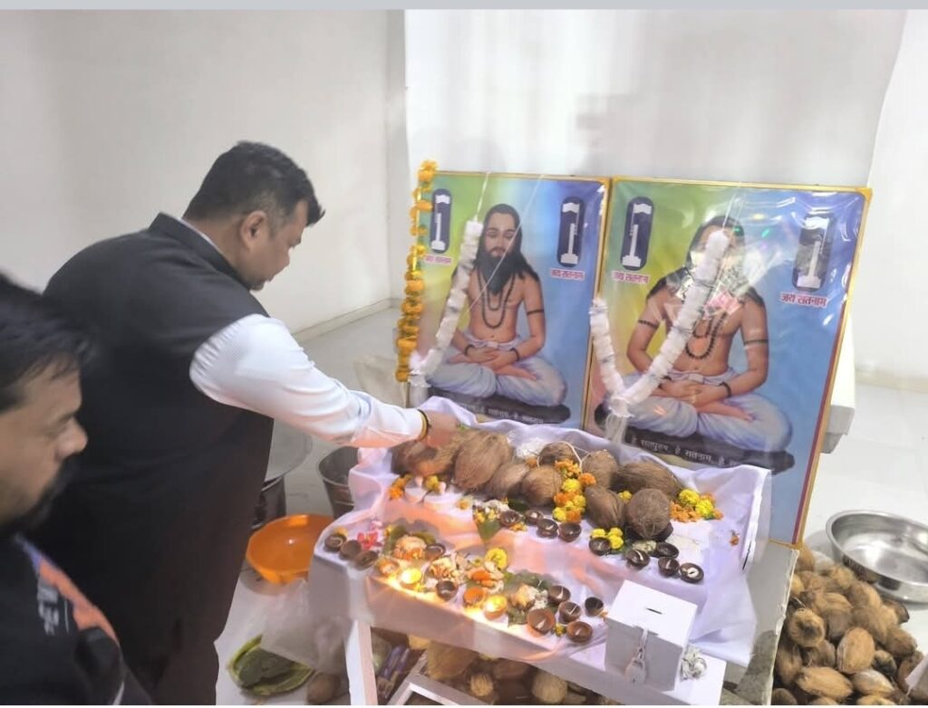 कसडोल विधानसभा के बालौदी में श्रद्धा व आस्था के साथ मनाई गई बाबा गुरु घासीदास जी की जयंती