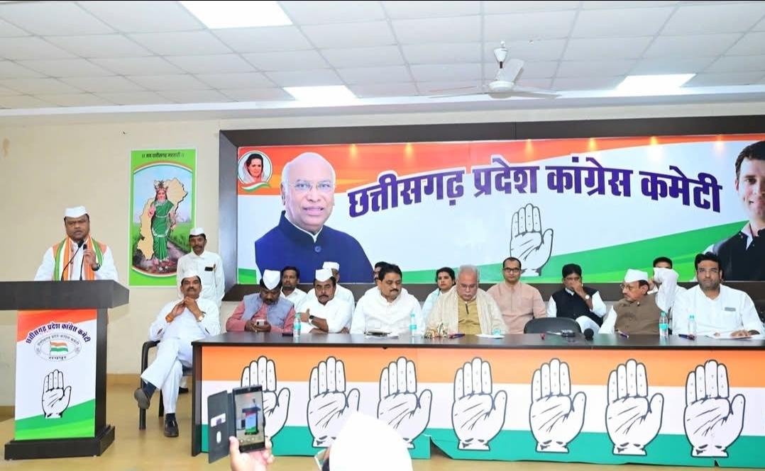 चौपाल न्यूज इन | रायपुर, छत्तीसगढ़✨ भारतीय राष्ट्रीय कांग्रेस का 140वां स्थापना दिवस धूमधाम से मनाया गया