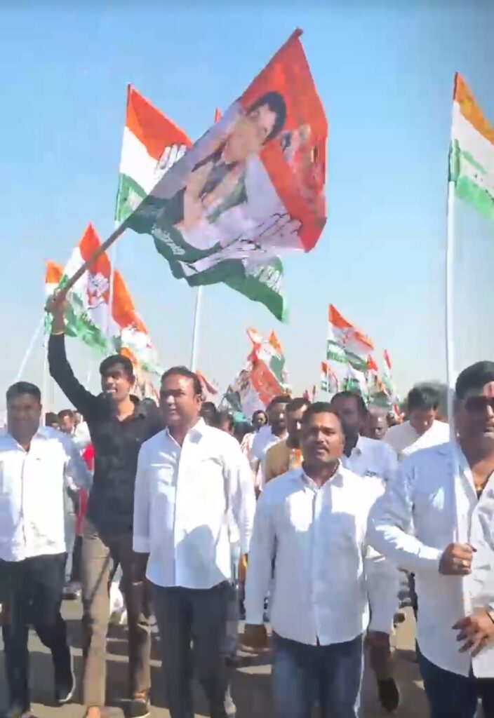 मनरेगा बचाओ संग्राम: पीसीसी अध्यक्ष दीपक बैज के नेतृत्व में चन्द्रखुरी से विधानसभा चौक तक ऐतिहासिक पदयात्रा