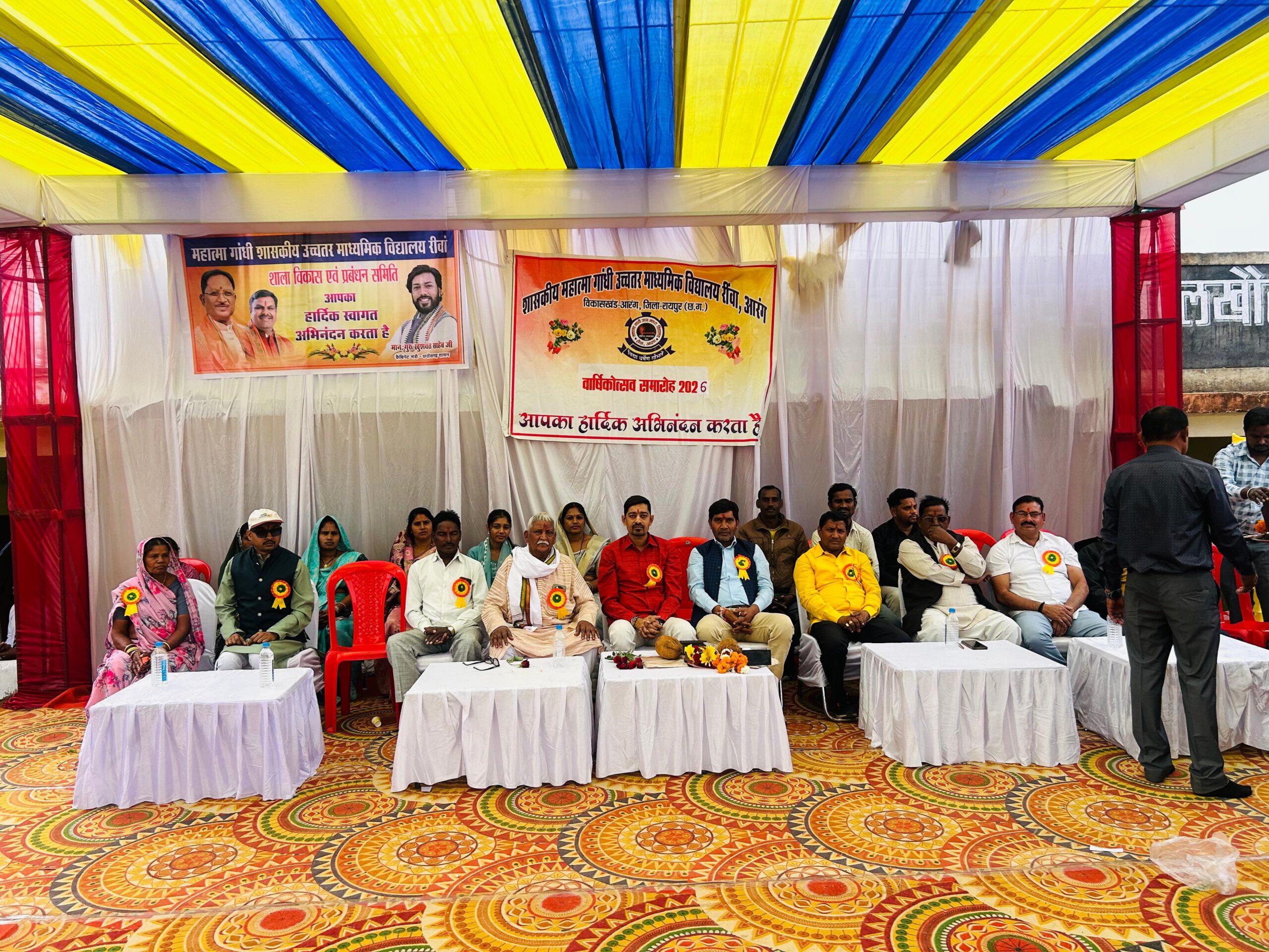 रीवा (लखौली) में शासकीय महात्मा गांधी स्कूल का वार्षिक उत्सव बना यादगार, विद्यार्थियों की प्रस्तुति ने मोहा मन