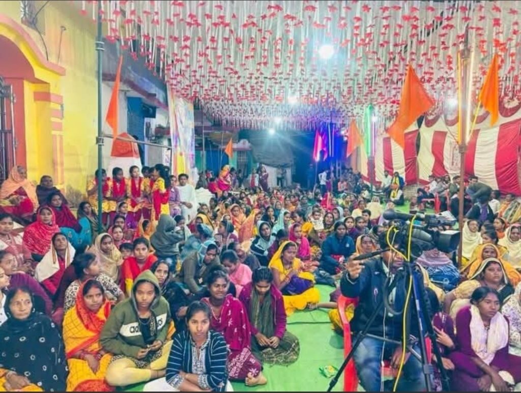 ग्राम गुमा में तीन दिवसीय रामायण कार्यक्रम का भव्य आयोजन