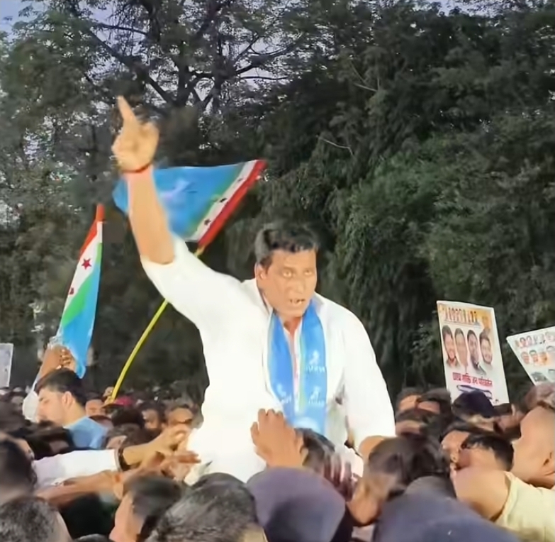 छात्रसंघ चुनाव बहाली को लेकर NSUI का मुख्यमंत्री निवास घेराव