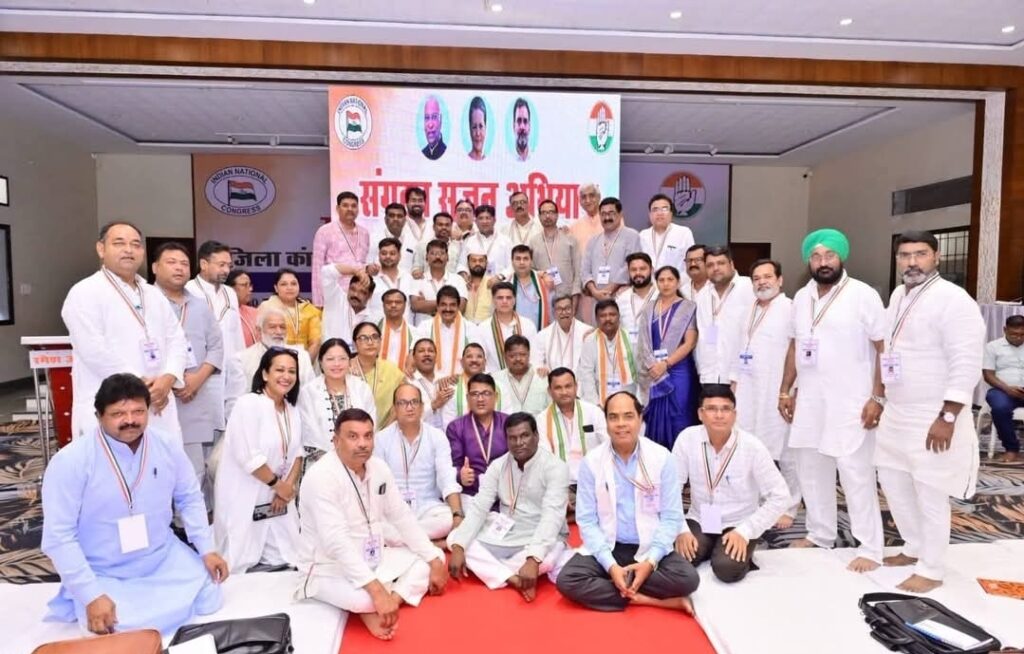 अभनपुर प्रशिक्षण शिविर में कांग्रेस संगठन को मजबूत करने पर जोर, के.सी. वेणुगोपाल जी का हुआ सम्मान